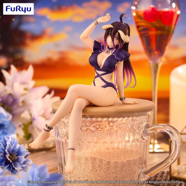 FuRyu Overlord Albedo Swimsuit Dark Purple Color Version Noodle Stopper Figure